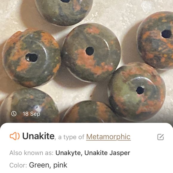 Cute Unakite Stone Silver Leaf Branch Necklace, Genuine Gemstone Beaded Necklace - Picture 8 of 9